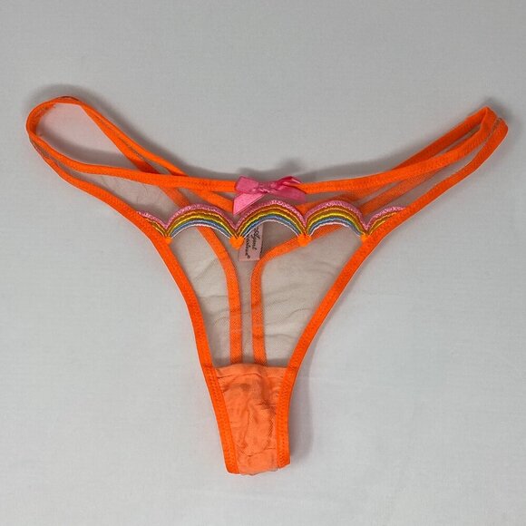 Agent Provocateur Izzy Orange Thong AP2 Small - Picture 1 of 9